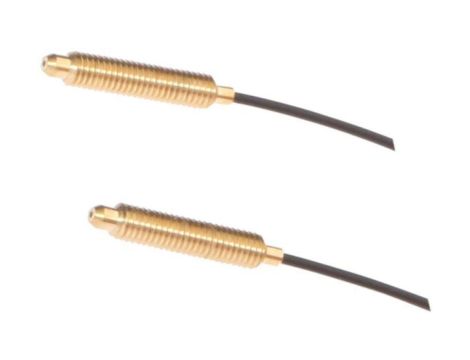 LS208959, bariera światłowodowa, 2m, głowica: Mosiądz M3 M3x0.5, wyjście światła Axial