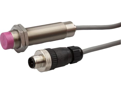 IN18E250, czujnik indukcyjny, M18x1 77long, Non-flush, Sn: 8, 10-35V DC, 0-180C, PNP NO, złącze kablowe