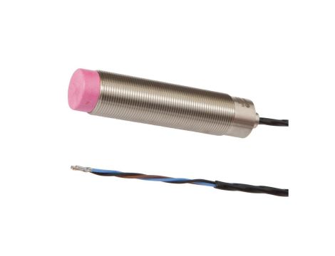 IN18C967, czujnik indukcyjny, M18x1 77długość, bez zalewania, Sn: 8, 10-35V DC, 0-180C, PNP NO, kabel 5m