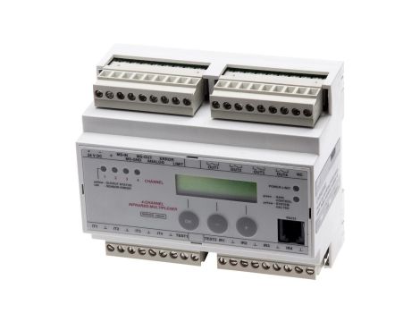 OV640840, wysokowydajna bariera świetlna, wzmacniacz, 58x95x1 06mm, 4x multipleks, 24V, NO (zwierny), zacisk, IP20