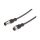 VK060F28, kabel połączeniowy, 0,6 m, żeński M12 (gniazdo) 5-pinowy prosty, męski M12 (złącze) 5-pinowy prosty