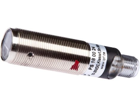 PS180024, czujnik laserowy, przelotowy nadajnik czujnika, M18x1 72long, Sn: 60m, 10-30V DC, złącze M12