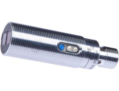 OT180226, czujnik optyczny, czujnik odbicia rozproszonego, M18x1 64long, Sn: 10-120, 10-35V DC, 1x PNP NC (rozwierny)