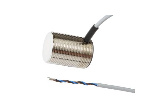 KB300104, czujnik pojemnościowy, M30x1.5 40long, Flush, Sn: 0.5-25, 12-30V DC, PNP NO, kabel 3pin 2m PUR