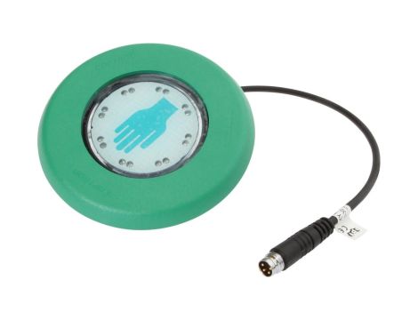 KY98E021, czujnik pojemnościowy, przycisk, 59 mm, symbol ręka, 10-30 V DC, -30-70C, PNP NO