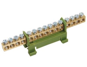 Listwa zaciskowa 15-polowa 1-16mm2 zielona LZM-G15