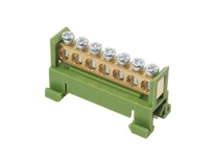 Listwa zaciskowa 7-polowa 1-16mm2 zielona LZM-G7