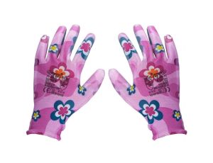 Rękawice ogrodowe rękawiczki ochronne kwiaty r.6