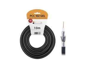 Przewód koncentryczny żelowany SAT Trishield HD 1,02/4,7 PCC102 LIBOX /10m/