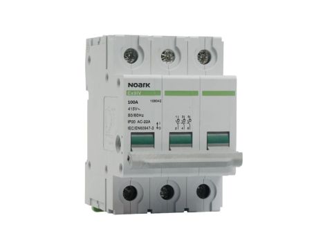 Rozłącznik izolacyjny 100A 3-biegunowy 3P (400V AC) 3-modułowy NOARK