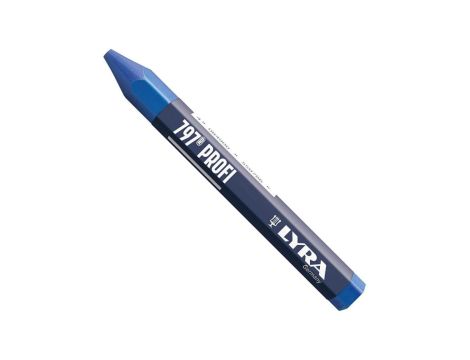 Kreda do znakowania drewna i metalu niebieska woskowa 797 PROFI LYRA