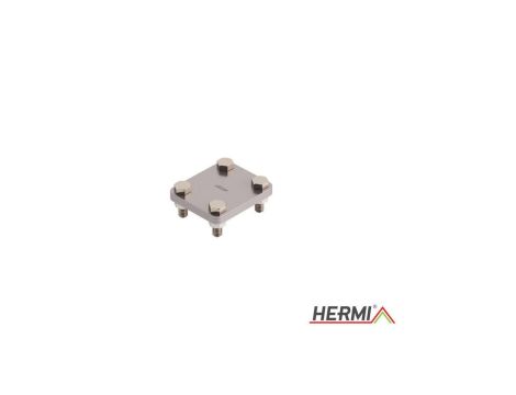 Złącze bednarka-bednarka 40mm z przekładką stal kwasoodporna