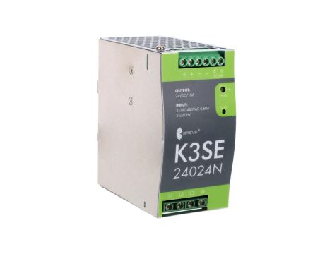 Zasilacz impulsowy K3SE 24024 3x400/ 24VDC 10A 240W na szynę DIN, Uzas: 340-550VAVAC, Ta70, 17000-1013