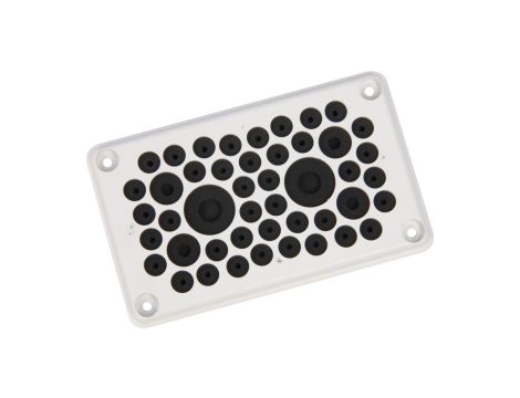 Osłona zabezpieczająca z materiału elektroizolacyjnego 40x10-13, 4x17-21, 2x27-30mm F3A-D 010145