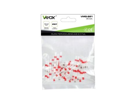Rurki termokurczliwe z cyną i klejem 0.5-1.0mm 30 szt. VMG-S21 Vayox