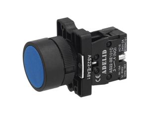 Przycisk sterowniczy niebieski 1xNO 10A IP54 AS22-EA61