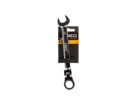 Klucz płasko-oczkowy z przegubem i grzechotką 22 mm 09-053