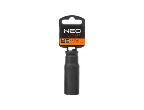 Nasadka udarowa 1/2cala długa, 19mm L78mm CR-MO 12-319