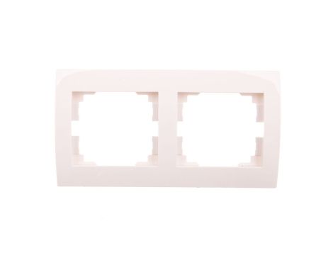 LOGI Ramka podwójna pozioma Biały 021470002 25118