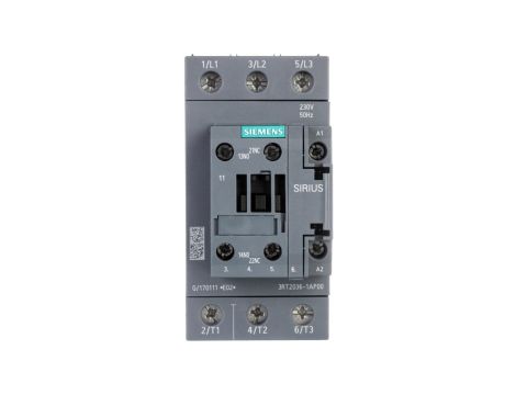 Stycznik mocy 51A 3P 22kW 230V AC 1Z+1R S2 3RT2036-1AP00