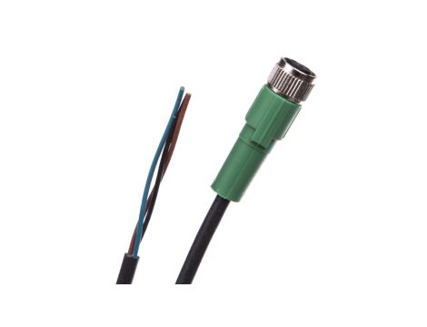 Kabel czujnika urządzenia wykonawczego prosty M8 1,5m SAC-3P- 1,5-PUR/M 8FS 1669712