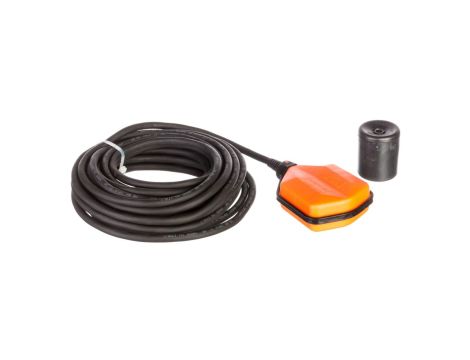 Wyłącznik pływakowy z przewodem NEOPREN 10m do wody czystej i szarej z przeciwwagą LVFSN1W10