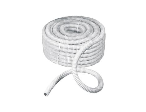Rura spiralna wysokoelastyczna szara PVC fi8 ECGFE08 /30m/