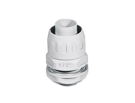 Dławnica kablowa szara do rur karbowanych PG13,5 ECGX16-13