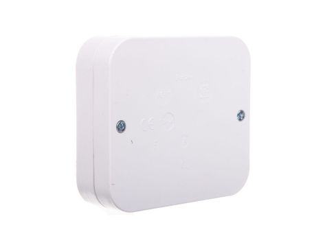 Puszka hermetyczna 5x2,5mm2 90x80x24 IP20 bez dławnic z wkładem biała T-96872