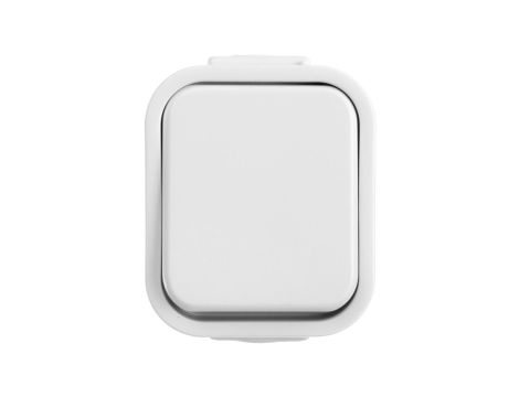 BURSZTYN Przycisk zwierny /dzwonek/ n/t IP44 biały WNT-7B