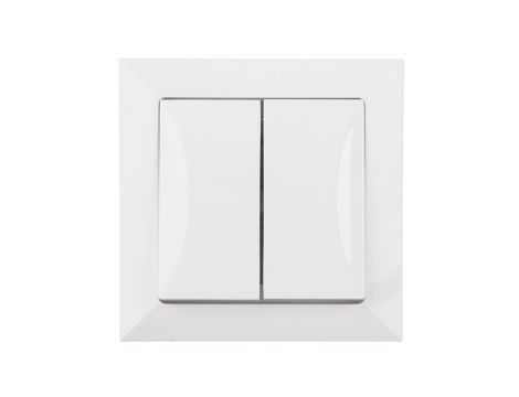 OPAL Łącznik podwójny biały WP-3 Op