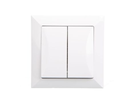 OPAL Łącznik schodowy podwójny biały WP-5/2 Op