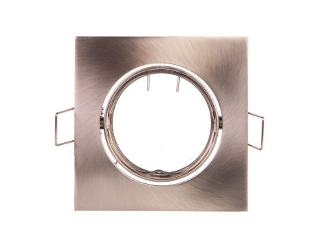 Oprawa punktowa PORTO-K, IP20, kwadrat, inox, z regulacją kąta, TYP DT10