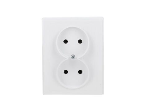 JOWISZ Gniazdo podwójne b/u natynkowe białe GNt-5 Jw