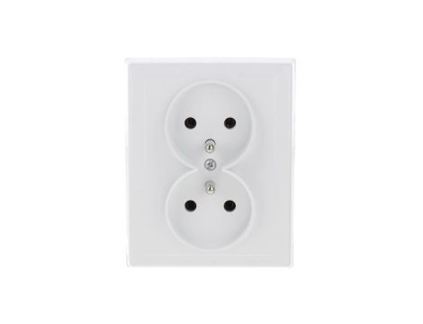 JOWISZ Gniazdo podwójne z/u natynkowe białe GNt-6 Jw