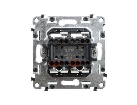 VALENA ALLURE Przycisk podwójny przełączny no/nc 752018