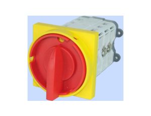 Łącznik krzywkowy L-0-P 3P 100A z płytką na kłódkę IP65 ŁK 100-45 910748