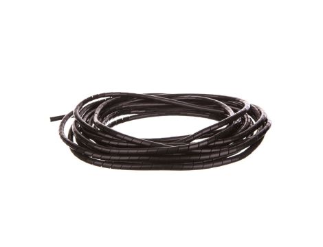 Wąż osłonowy spiralny 10/8,2mm czarny SP9BK /10m/