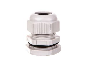 Dławnica kablowa M32x1,5 IP68 poliamidowa jasnoszara EM4732M