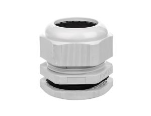 Dławnica kablowa M50x1,5 IP68 poliamidowa jasnoszara EM4750M