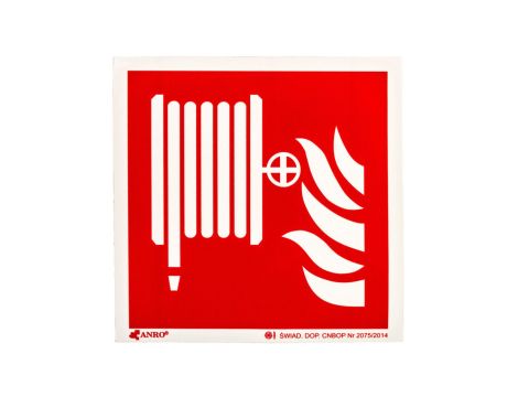 Samoprzylepna tabliczka ostrzegawcza /Hydrant 150x150/ IF/002/F/FS