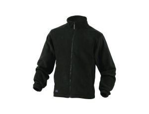 Bluza z polaru poliestru, 280G czarna rozmiar S VERNONOPT