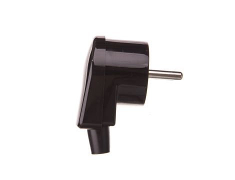 Wtyczka kątowa W 7 16A 2P+Z czarna 31-12102.07\P01