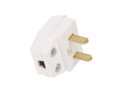 Wtyczka kątowa 24V z płaskimi bolcami 10A 2P 96-000-10\P01