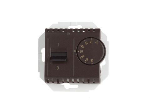 Simon 54 Regulator temperatury z czujnikiem wewnętrznym brąz mat DRT10W.02/46