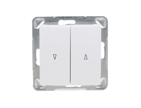 IMPRESJA Łącznik żaluzjowy /z blokadą mechaniczną/ biały ŁP-7YB/m/00