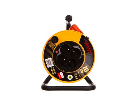 Przedłużacz bębnowy 4-gniazda z/u 10m /OMY 3x1/ mały bęben PZB1-40-10Y/1