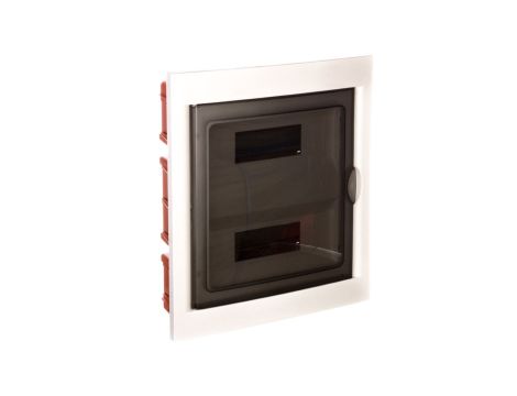 Rozdzielnica modułowa 2x12 podtynkowa drzwi transp. seria 630B IP40 320x388x80 biała EC63024B