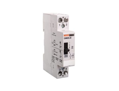 Stycznik modułowy z dźwignią do sterowania ręcznego 20A 2Z cewka 220-230 VAC/DC CNM2020220