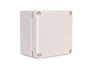 Obudowa Cubo D 80x82x56mm IP67 boki gładkie pokrywa szara PC DPCP080806G